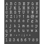 STAMPERIA MEDIA STENCIL - TEMPLATE 20 X 25 CM - KSTD061