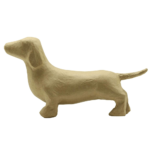 DECOPATCH PAPIER-MÂCHÉ DACHSHUND - SA189C