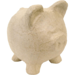 DECOPATCH PIGGY BANK PAPIER-MÂCHÉ AC764C