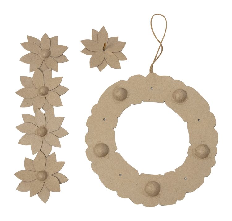 DECOPATCH PAPIER-MÂCHÉ WREATH - HD067C - Image 2