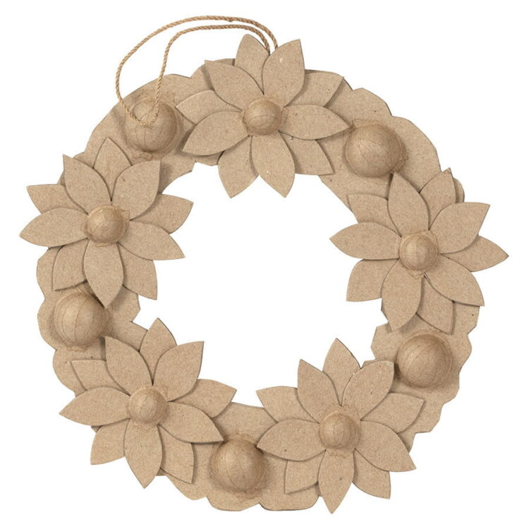 DECOPATCH PAPIER-MÂCHÉ WREATH - HD067C - Image 1