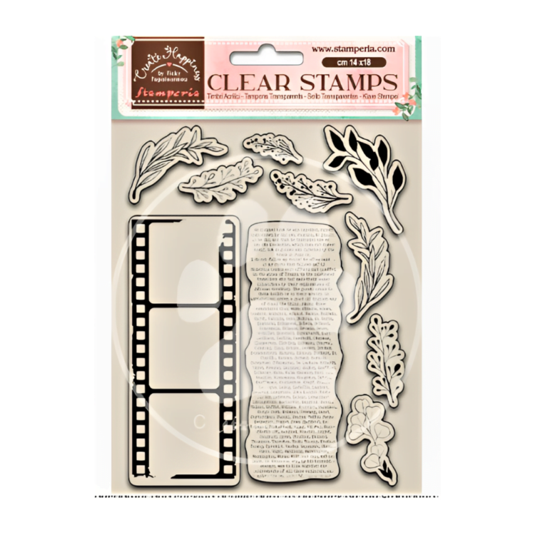 STAMPERIA CLEAR STAMPS 14/18CM - SILICONE PRINT WTK164 - Image 1