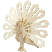 CREATIV 3D WOODEN PUZZLE PEACOCK 580501