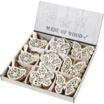 CREATIV WOODEN FIGURINES H: 10 ASSORTS
