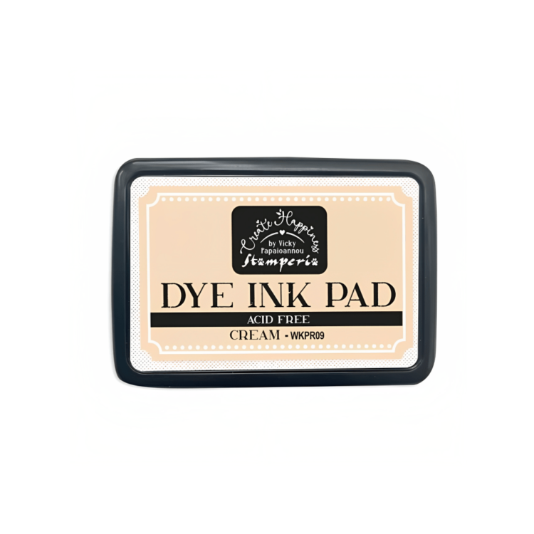 STAMPERIA DYE INK PAD PIGMENT PAD WKPR09 CREAM - Image 1