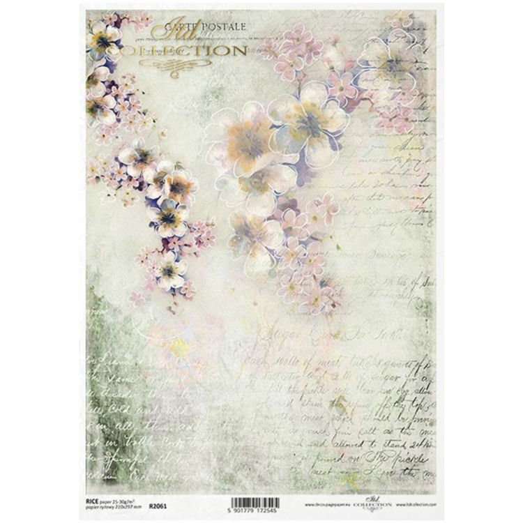 itd 102 ITD COLLECTION DECOUPAGE RICE PAPER A4 - R2061 - Image 1