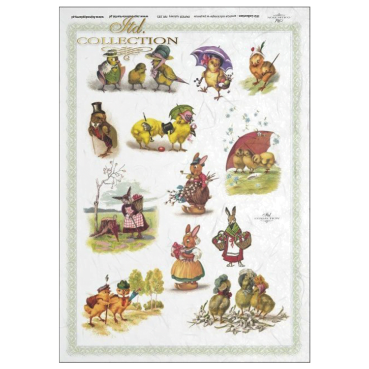 itd 12 ITD COLLECTION DECOUPAGE RICE PAPER A4 - R0285 - Image 1