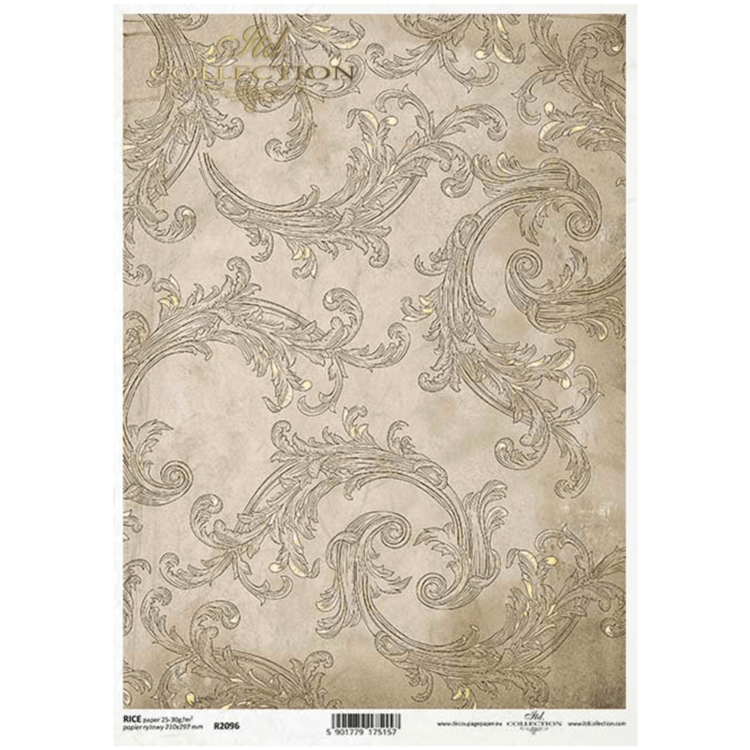 ITD COLLECTION DECOUPAGE RICE PAPER A4 - R2096 - Image 1