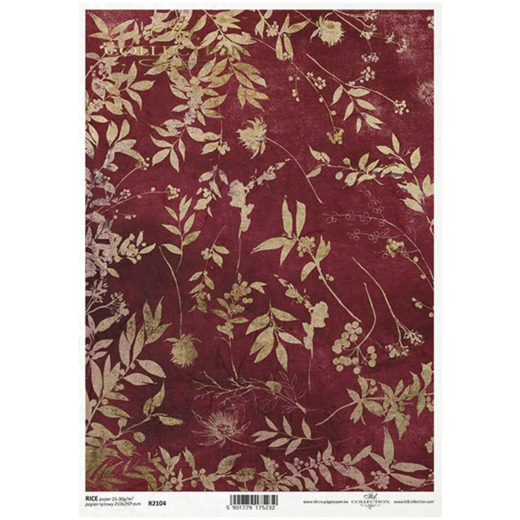 itd 22 ITD COLLECTION DECOUPAGE RICE PAPER A4 - R2104 - Image 1