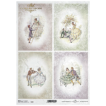 ITD COLLECTION DECOUPAGE RICE PAPER A4 - R0659