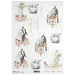 ITD COLLECTION DECOUPAGE RICE PAPER A4 - R0656