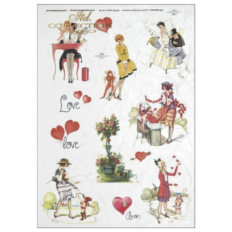 ITD COLLECTION DECOUPAGE RICE PAPER A4 - R0294 - Image 1
