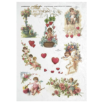 ITD COLLECTION DECOUPAGE RICE PAPER A4 - R0292
