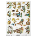 ITD COLLECTION DECOUPAGE RICE PAPER A4 - R0844