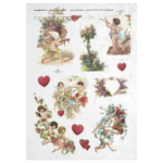 ITD COLLECTION DECOUPAGE RICE PAPER A4 - R0291