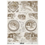 ITD COLLECTION DECOUPAGE RICE PAPER A4 - R2092