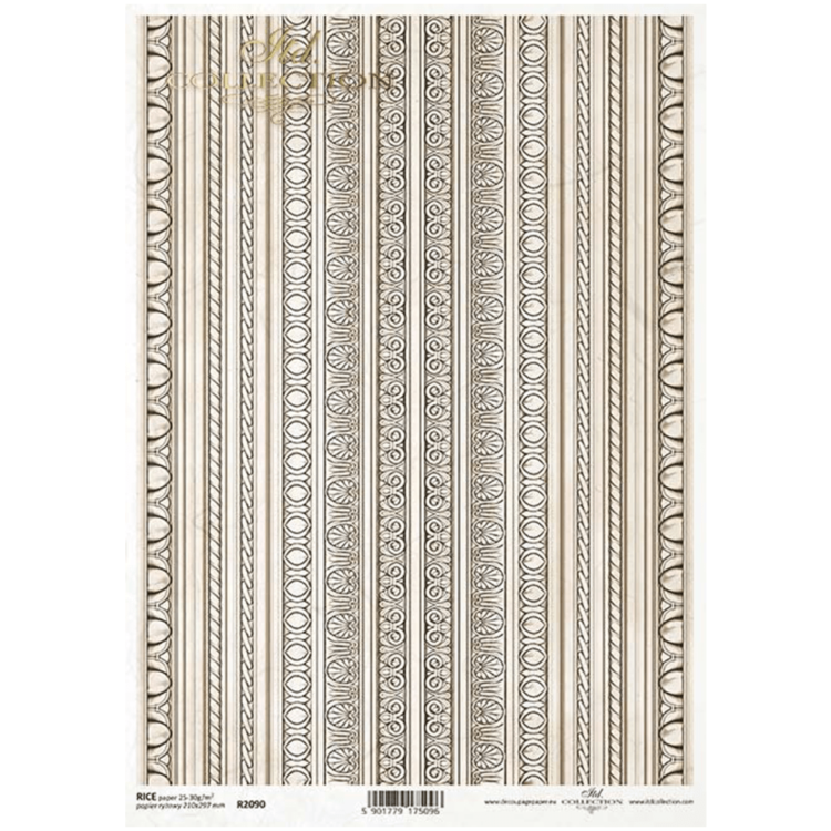itd 60 ITD COLLECTION DECOUPAGE RICE PAPER A4 - R2090 - Image 1