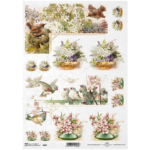 ITD COLLECTION DECOUPAGE RICE PAPER A4 - R0858
