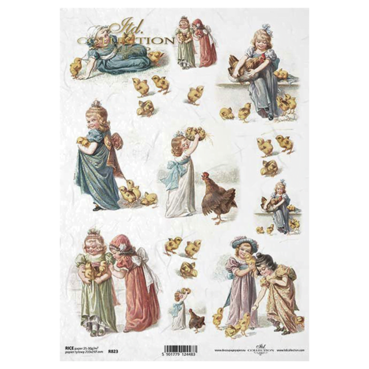itd 7 ITD COLLECTION DECOUPAGE RICE PAPER A4 - R0823 - Image 1