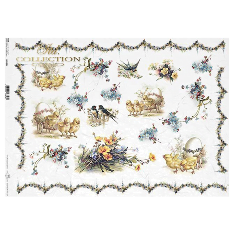 ITD COLLECTION DECOUPAGE RICE PAPER A3 - R0198L - Image 1