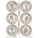 ITD COLLECTION DECOUPAGE RICE PAPER A3 - R0743L