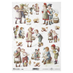 ITD COLLECTION DECOUPAGE RICE PAPER A4 - R0822