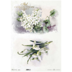 ITD COLLECTION DECOUPAGE RICE PAPER A3 - R0814L