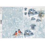 ITD COLLECTION DECOUPAGE RICE PAPER A4 - R0593