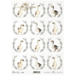 ITD COLLECTION DECOUPAGE RICE PAPER A4 - R2054