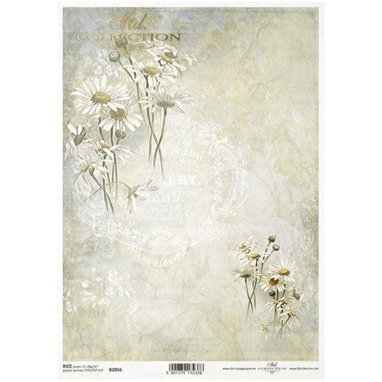 ITD COLLECTION DECOUPAGE RICE PAPER A4 - R2056 - Image 1