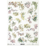 ITD COLLECTION DECOUPAGE RICE PAPER A4 - R2065