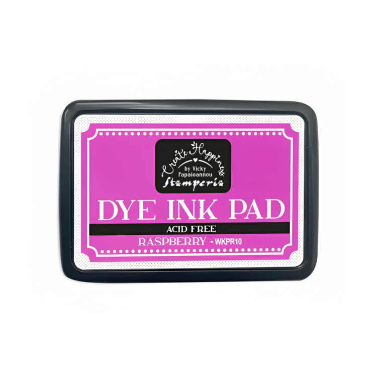 STAMPERIA DYE INK PAD PIGMENT PAD WKPR10 RASPBERRY - Image 1