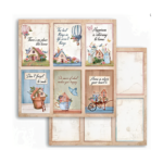 STAMPERIA DESIGNER CARDBOARD 30.5/30.5 CM - SBB914