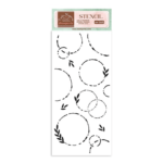 STAMPERIA MEDIA STENCIL - TEMPLATE 12 X 25 CM - KSTDL76