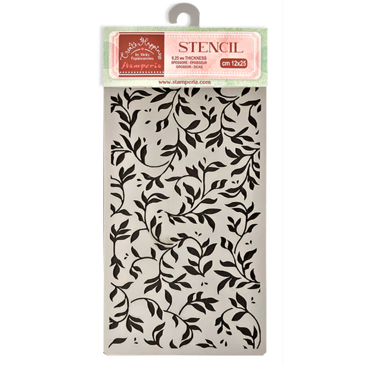 STAMPERIA MEDIA STENCIL - TEMPLATE 12 X 25 CM - KSTDL75 - Image 1