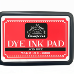 STAMPERIA DYE INK PAD PIGMENT PAD WKPR08 WARM RED