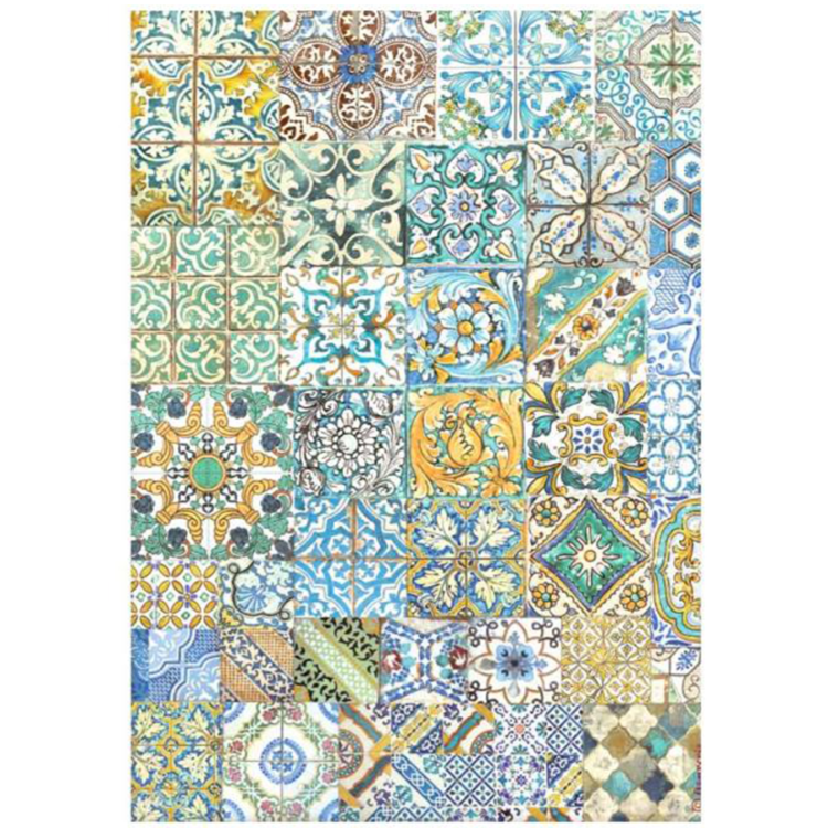 STAMPERIA BLUE DREAM DECOUPAGE RICE PAPER A4 - DFSA4740 - Image 1