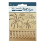 STAMPERIA BLUE DREAM BEER CARDBOARD ELEMENTS 14/14CM SCB155