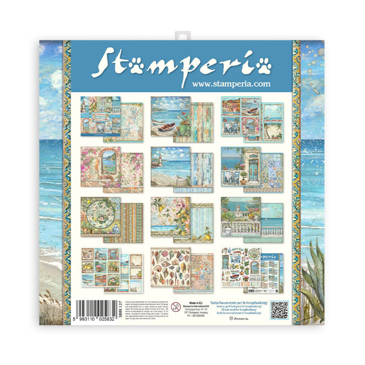 STAMPERIA BLUE DREAM PAPER BLOCK 20.3/20.3 CM - SBBS75 - Image 30