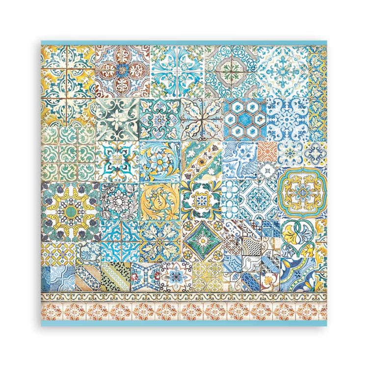 STAMPERIA BLUE DREAM PAPER BLOCK 20.3/20.3 CM - SBBS75 - Image 13