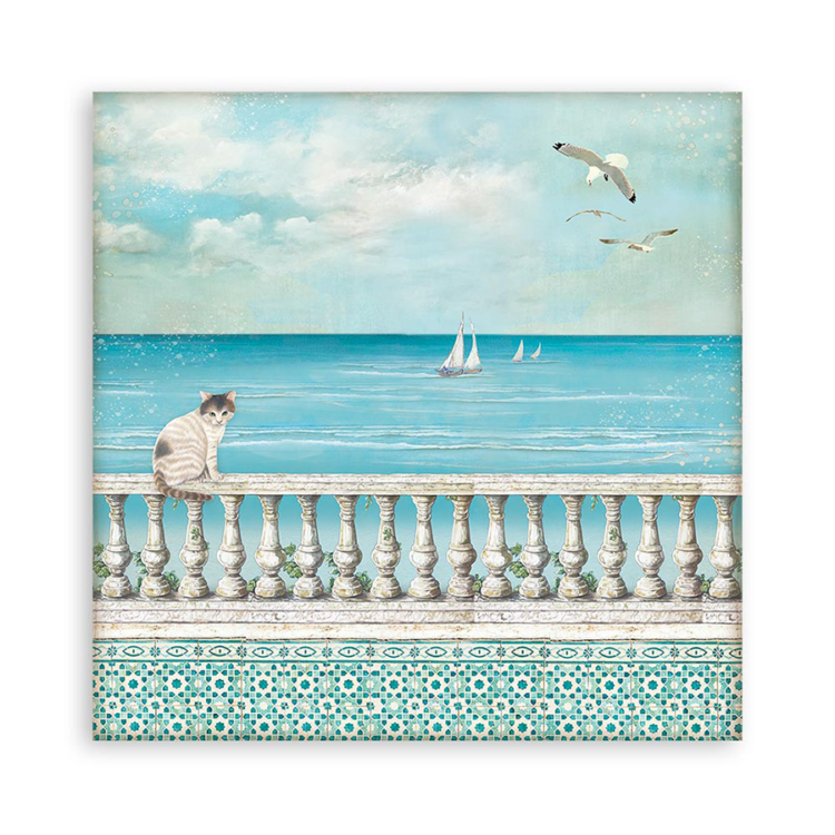 STAMPERIA BLUE DREAM PAPER BLOCK 20.3/20.3 CM - SBBS75 - Image 22