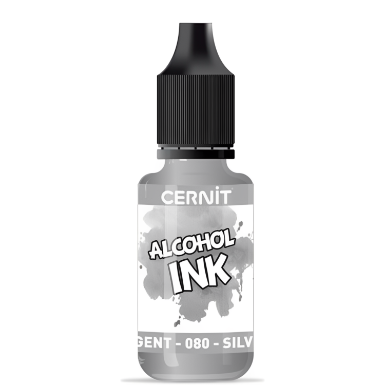 CE2000020080.jpg CERNIT ALCOHOL INK 20 ML - SILVER CE2000020080 - Image 1