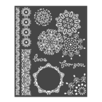 STAMPERIA MEDIA STENCIL - TEMPLATE 20 X 25 CM - KSTD068