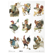 ITD COLLECTION DECOUPAGE RICE PAPER A3 - R1005L