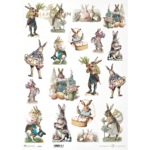 ITD COLLECTION DECOUPAGE RICE PAPER A3 - R1009L