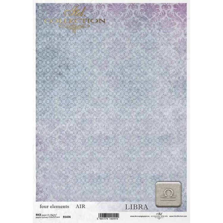 ITD COLLECTION DECOUPAGE RICE PAPER A4 - R1436 - Image 1