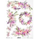 ITD COLLECTION DECOUPAGE RICE PAPER A4 - R1838