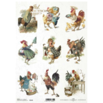 ITD COLLECTION DECOUPAGE RICE PAPER A4 - R2165