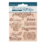 STAMPERIA MAGIC FOREST ELEMENTS BEER CARDBOARD 14/14CM SCB162