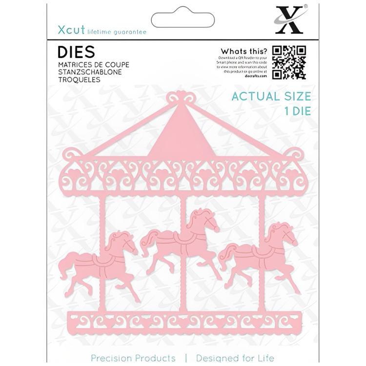 DOCRAFTS CUTTING DIES - CAROUSEL XCU 503345 - Image 1